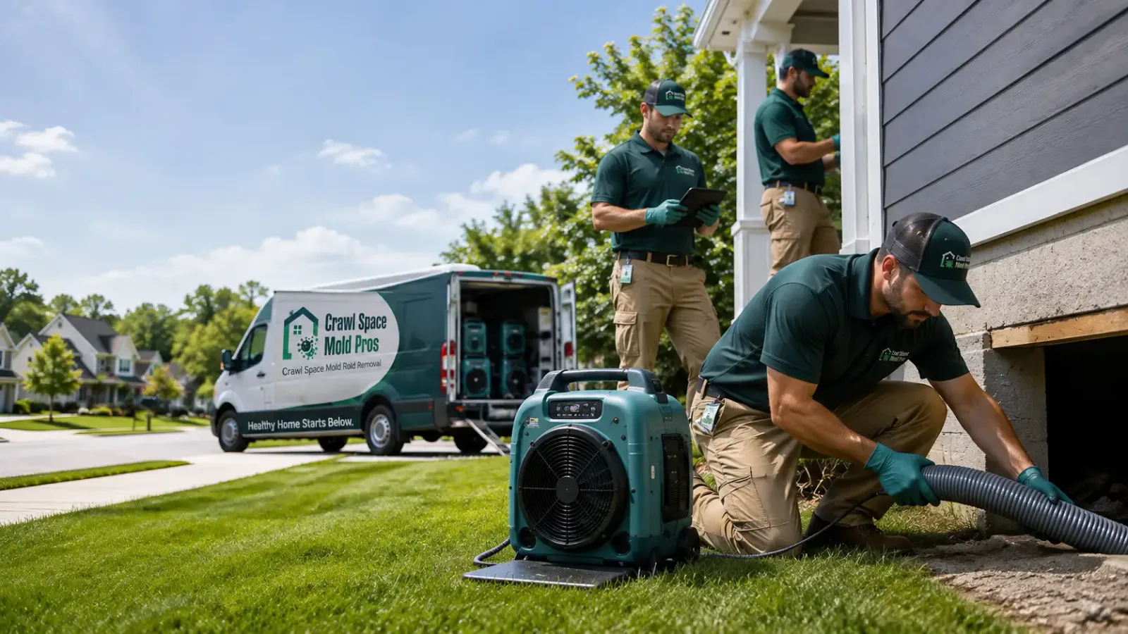 Crawl Space Mold Removal in Barnes, KS